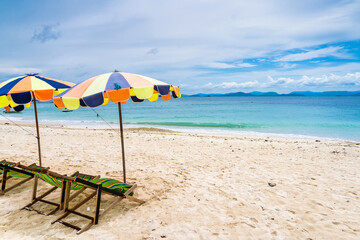 Khai Nok island is one of the most famous island in Thailand .Crystal clear water and white sand beach.