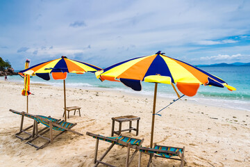 Khai Nok island is one of the most famous island in Thailand .Crystal clear water and white sand beach.