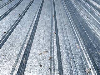 aluminium zinc roof - obrazy, fototapety, plakaty