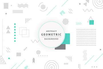 Abstract geometric shapes background