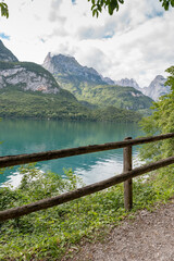 Molveno lake Trentino Alto Adige Italy