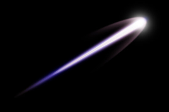 彗星　黒背景　-　Comet Black back