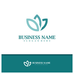 Nature Leaf logo design vector, Creative Health Leaf logo concepts template illustration.