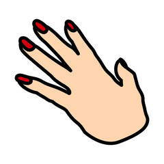 Obraz premium Manicure Icon
