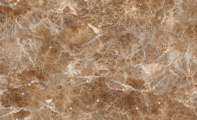 Fototapeta na wymiar New Scattered spider web Figures Natural brown marble stone structure for exterior 