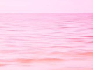 Motion blur composing of the sweet pink sea.