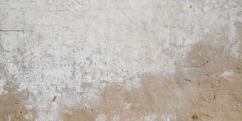 beige background light white brown plaster wall sand long in panoramic web format and header
