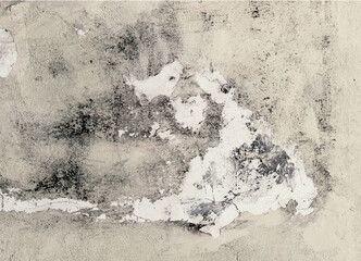 Cracked and aged wall texture background      