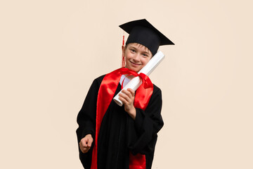 Child whizkid graduation certificate