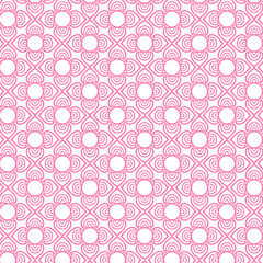 Abstract Pink Flower Pattern Background