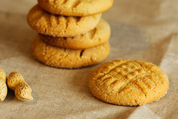 peanut butter cookies, delicious sweet pastries