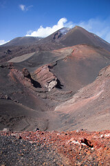 landscape volcano etna sicily