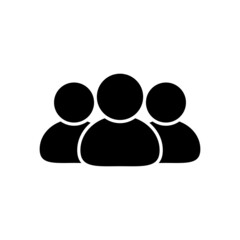 Group of people simple icon