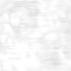 Moire texture, monochrome phantom  wavy lines optical illusion. Abstract pattern with distorted lines. 
Digital screen effect make in overlay background. Vector wallpaper. - obrazy, fototapety, plakaty