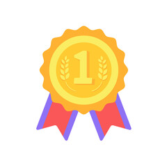 Medals are awarded to the winners of the sporting events.