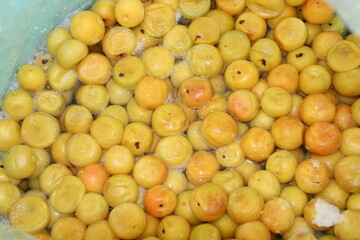 南高梅 梅干し作り