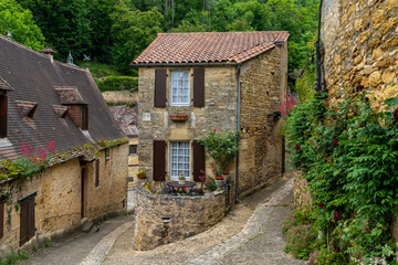 the historic and picturesque medieval village of Beynac-et-Cadenac in the Dordogne Valley
