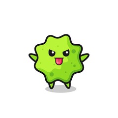 naughty splat character in mocking pose