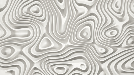 Abstract background with circular striped pattern black and white