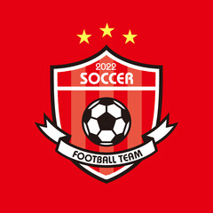 Football (Soccer) Team Logo - Vector