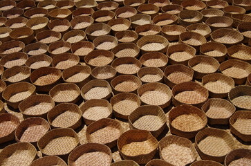 Traditional baskets from Indonesia
