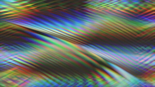 Abstract luminous holographic rainbow texture background