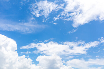 Naklejka na ściany i meble outdoor clear fresh blue sky on sunny day
