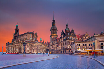 Obraz premium Altstadt von Dresden, Deutschland