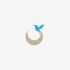 Obraz na płótnie Canvas bird logo vector illustrations design icon logo