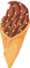 Ice cream isolated vector icon. line, solid food design element. Ice-cream vector icon. food design element. Ice cream.
