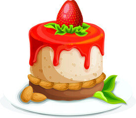 Ice cream isolated vector icon. line, solid food design element. Ice-cream vector icon. food design element. Ice cream.
