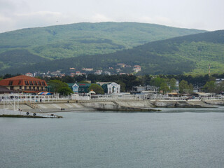 view of the river and the city
