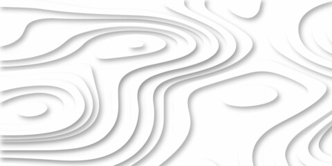 	
Luxury paper cut background, Abstract decoration, white pattern, halftone gradients, 3d Vector illustration, topographic canyon map light relief texture, curved layers and shadow.