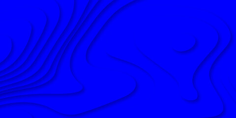 Abstract Luxury blue abstract papercut background with 3d geometry circles. blue paper cut banner with 3D slime abstract background and blue waves layers.