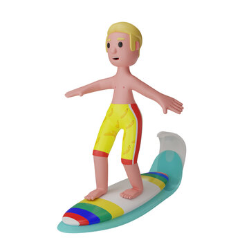 3d character people summer