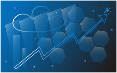 background with arrows