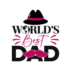 World's best dad svg design