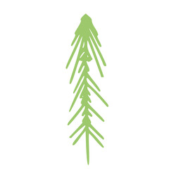 Christmas tree green illustrations isolated on white background