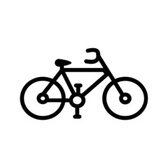 Black line for Bicycle Icon
