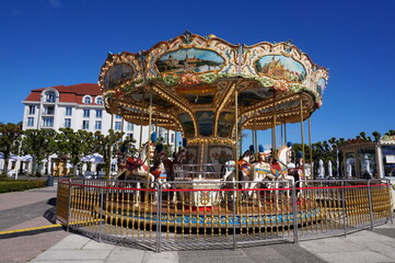 carousel in the park for see