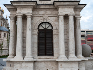 Naklejka premium historical building facade, front view