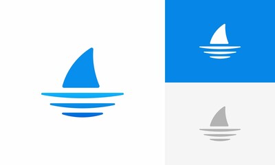 shark simple logo design