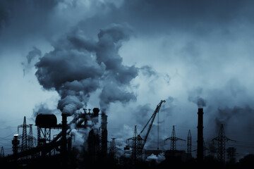 chemical industry plant air pollution