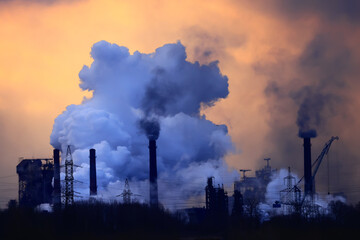 chemical industry plant air pollution