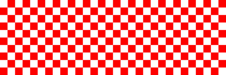 Checkered pattern background. Red white. Geometric ethnic pattern seamless. seamless pattern. Design for fabric, curtain, background, carpet, wallpaper, clothing, wrapping, Batik, fabric,Vector illust