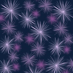 fireworks, light,bright in the night on violet background