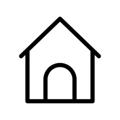 Home Icon Vector Symbol Design Illustration