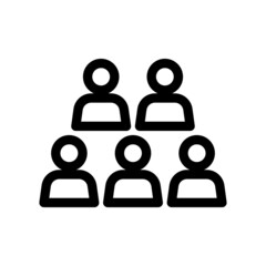 Group Icon Vector Symbol Design Illustration