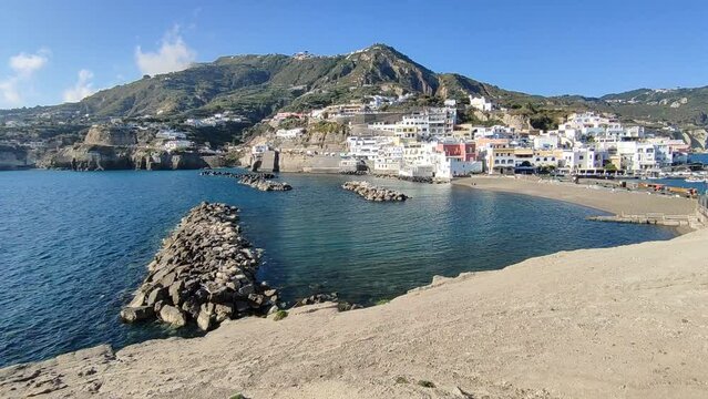 Ischia - Panoramica del borgo da Punta Sant'Angelo