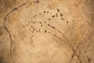 Vintage antique papyrus paper texture, abstract wall surface background, spotted surface texture with copy space, unusual beige surface background.